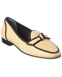 Alexandre Birman - Grosgrain Raffia Loafer - Lyst