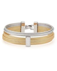 Alor - Classique 18k 0.25 Ct. Tw. Diamond Bangle Bracelet - Lyst