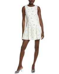 Wayf - Linen-Blend Mini Dress - Lyst