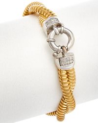 Meshmerise - 18k Over Silver 0.16 Ct. Tw. Diamond Bracelet - Lyst