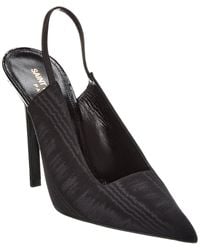 Saint Laurent - Raven 110 Grosgrain Slingback Pump - Lyst