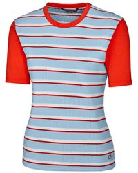 Cutter & Buck - Indie Stripe T-shirt - Lyst