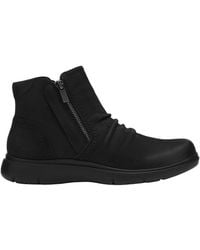 Clarks - Black Leather Boot - Lyst