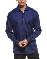 Eterna - Slim Fit Dobby Shirt - Lyst