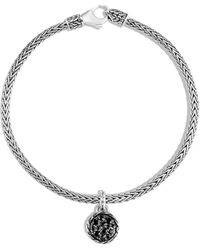 John Hardy - Classic Chain Silver Gemstone Charm Bracelet - Lyst