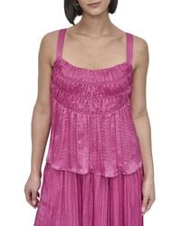 DKNY - Crushed Crease T-Shirt - Lyst