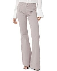 PAIGE - Corset Genevieve Wide Flare Pant - Lyst