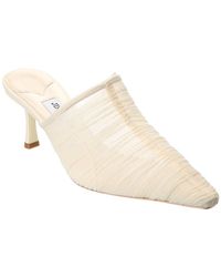 Jimmy Choo - Lotta 65 Ruched Tulle Mule - Lyst