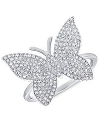 Sabrina Designs - 14k 0.52 Ct. Tw. Diamond Butterfly Ring - Lyst