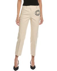 Burberry - Logo Stretch Tailored Trouser - Lyst