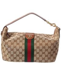 Gucci - Ophidia Medium Canvas & Leather Cosmetic Cas - Lyst