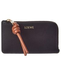 Loewe - Knot Leather Coin Card Holder - Lyst