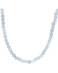 Rina Limor - 16.51 Ct. Tw. Aquamarine Bead Necklace - Lyst