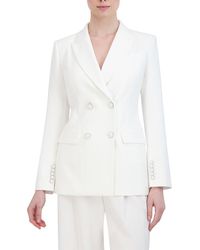 BCBGMAXAZRIA - Double-breasted Relaxed Blazer - Lyst