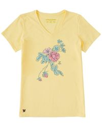 Life Is Good. - Crusher V-Neck T-Shirt - Lyst