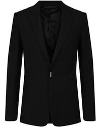 Givenchy - Slim-Fit Hook Wool & Mohair-Blend Blazer - Lyst