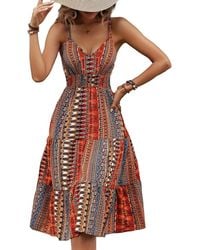 LOEY - Midi Dress - Lyst