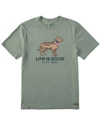Life Is Good. - Life Is Good Crusher T-shirt - Lyst