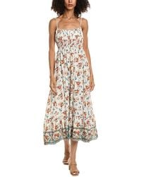 Max Studio - Double Spaghetti Strap Midi Dress - Lyst
