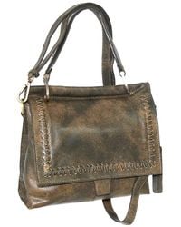 Nino Bossi - Cleopatra Aviator Leather Satchel - Lyst