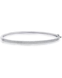 Sabrina Designs - 14K 0.52 Ct. Tw. Diamond Three-Row Bangle Bracelet - Lyst