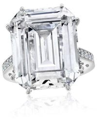Suzy Levian CZ Jewelry - Suzy Levian Gala Collection Cz Cocktail Ring - Lyst