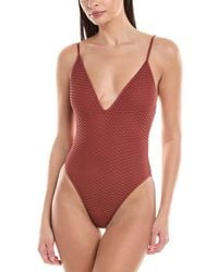 VYB - Riley Plunge Tie-back One-piece - Lyst