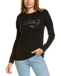 Zadig & Voltaire - Gaby Amour Strass Wool & Cashmere-blend Sweater - Lyst
