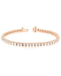 Diana M. Jewels - Fine Jewelry 14k Rose Gold 3.00 Ct. Tw. Diamond Tennis Bracelet - Lyst