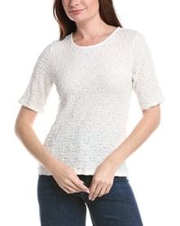 Eileen Fisher - Crew Neck Snug Knit Top - Lyst