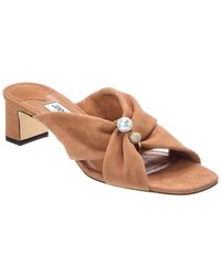 Jimmy Choo - Rafi 45 Suede Sandal - Lyst