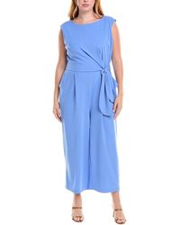 Tahari - Plus Side Tie Jumpsuit - Lyst