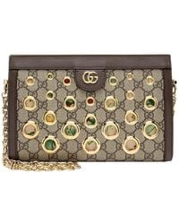 Gucci - GG Supreme Ophidia Grommet Medium Chain Shoulder Bag (authentic Pre- Loved) - Lyst