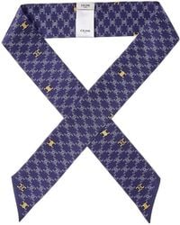 Celine - Avenue Silk Scarf - Lyst