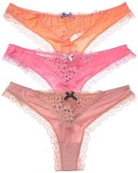 Honeydew Intimates - Set Of 3 Willow Thong - Lyst