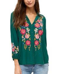 Johnny Was - Seren Silk Top - Lyst