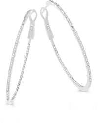 Sabrina Designs - 14k 0.62 Ct. Tw. Diamond Inside Out Hoops - Lyst