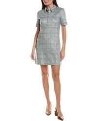 tyler boe - Casey Knit Plaid Dress - Lyst