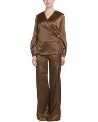 Max Mara Vosci Jacket & Pant - Brown