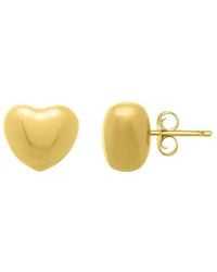 Italian Gold Over Silver - 14K Studs - Lyst