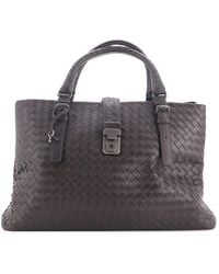 Bottega Veneta - Intrecciato Nappa Roma Bag Medium (Authentic Pre-Loved) - Lyst