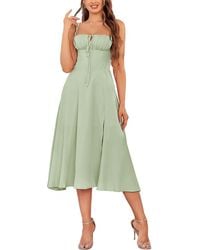 Amanda Royal - Midi Dress - Lyst