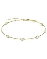 Lab Grown Diamonds - 14K 2.00 Ct. Tw. Lab-Grown Diamond Station Bracelet - Lyst
