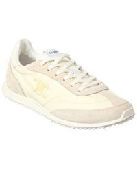 Celine - Racer Nylon & Suede Sneaker - Lyst