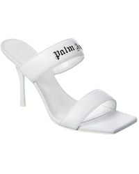 Palm Angels - Logo Band Leather Sandal - Lyst