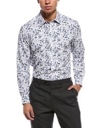 Report Collection - 4-Way Printed Woven Sport Shirt - Lyst