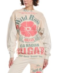 The Nu Vintage - Wild Rose Canada Sugar Crewneck Pullover - Lyst