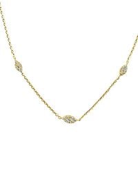 Sabrina Designs - 14K 0.32 Ct. Tw. Diamond Station Necklace - Lyst
