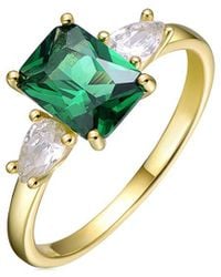 Genevive Jewelry - 14k Over Silver Ring - Lyst