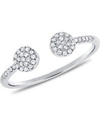 Sabrina Designs - 14k 0.13 Ct. Tw. Diamond Half-eternity Ring - Lyst